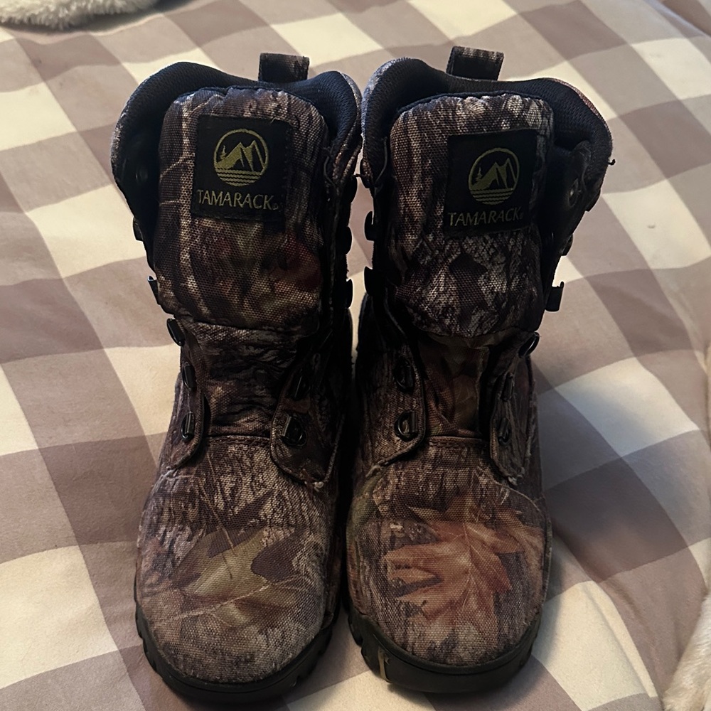 Kids Tamarack Camouflage Outdoor Boots